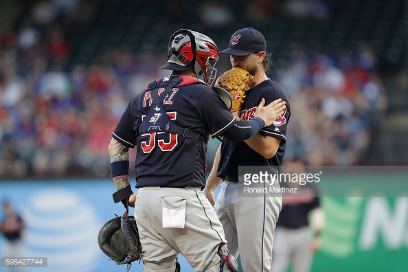 at Globe Life Park in Arlington on August 25, 2016 in Arlington, Texas.